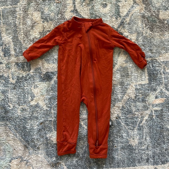 🌻reduced🌻Kyte rust zipper romper 0-3 - Picture 1 of 3